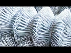 Elektrisch gegalvaniseerd ketenverbindings hek 3 mm Diamanten staal ijzeren draad gaas