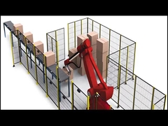 Industrieel staal metaaldraadmaas omheining Gelast robot veiligheidsomheining 1.8M