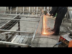 Europese driehoekige buigbare gelaste gaas hek 1.8m BRC gaas hek