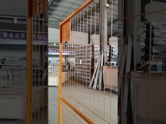 Veiligheid Groen PVC Tijdelijk hek Buiten gegalvaniseerd veiligheids hek