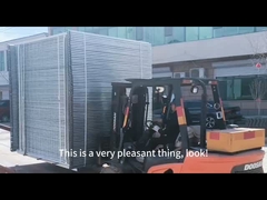 6x10ft Afneembare zilveren witte keten link tijdelijk hek