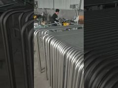 Roestvrij staal anti klim Sterk verkeersveiligheid Crowd Control Barrier