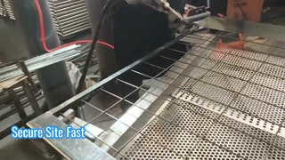 Beveilig uw locatie Snel gegalvaniseerde tijdelijke afrastering