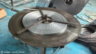 Hoge beveiliging scheermesdraad 450 mm platte wikkelspoel