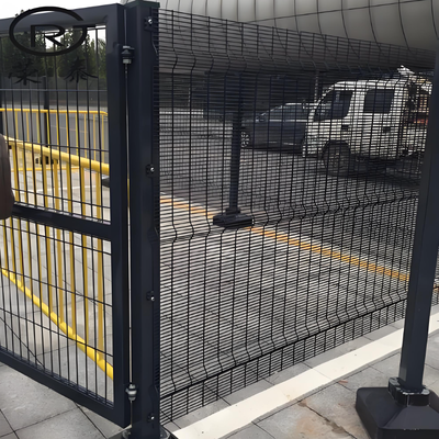 2.4m High 4mm Wire Anti-Climb Security Fence Panel with Hot Dip Galvanized Protection
