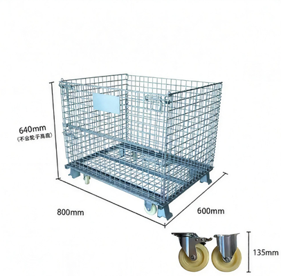Welded Wire Mesh Storage Cage 50x100mm Mesh Opening 50x50mm Aperture 5.0mm Grid Size