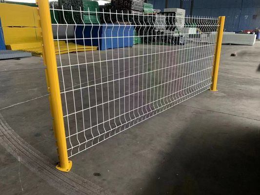 Op maat gemaakte 3D gebogen gelast gaas hek Huis / Buiten V Mesh Veiligheids hek