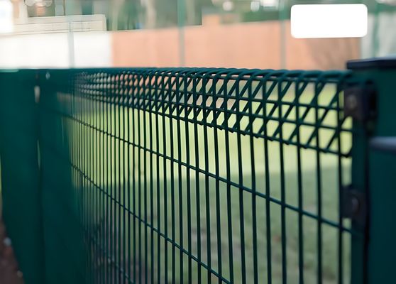 Groen PVC-gecoat gelast gaas hek 4 mm Tuin BRC hekpaneel