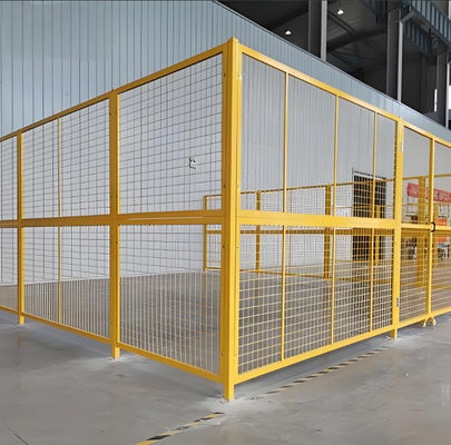 2 Meter Hoge Poedercoating Magazijn Scheidingswand Metalen Gaashekwerk