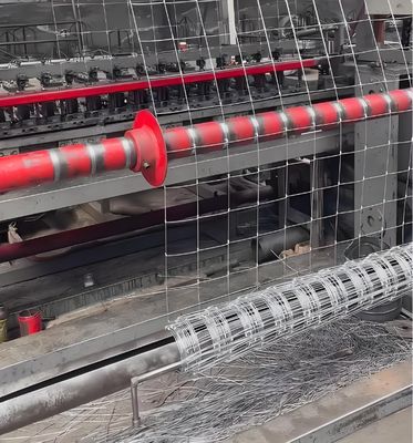 1.5M Hoogte 20cm Weefselafstand Hoge Treksterkte Gegalvaniseerde Veldhek