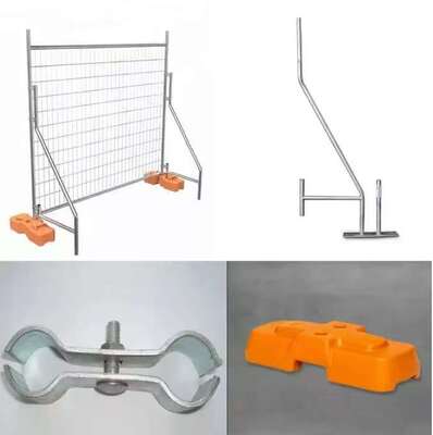 Heavy Duty Galvanized 2.1*2.4M Metal Temporary Fence Panels For Australia Market