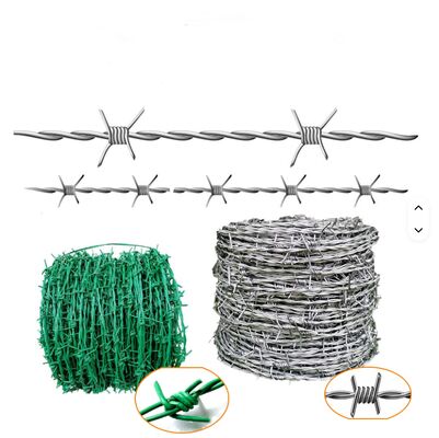 12 Gauge Hot Dip gegalvaniseerd 50 kg Razor Barbed Wire voor de veiligheid van de boerderij