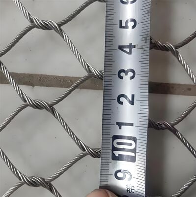 304 roestvrij staaldraadgaas met 7x19 geweven stijl voor duurzaam en roestbestendig beschermend hekwerk