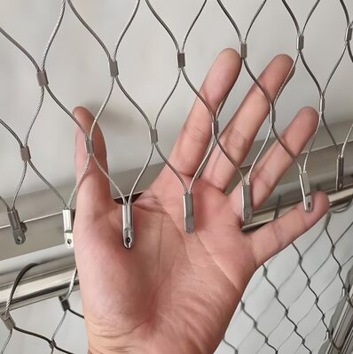 Veiligheidsnetten van roestvrij staaldraad voor de bescherming tegen vallen op bouwplaatsen